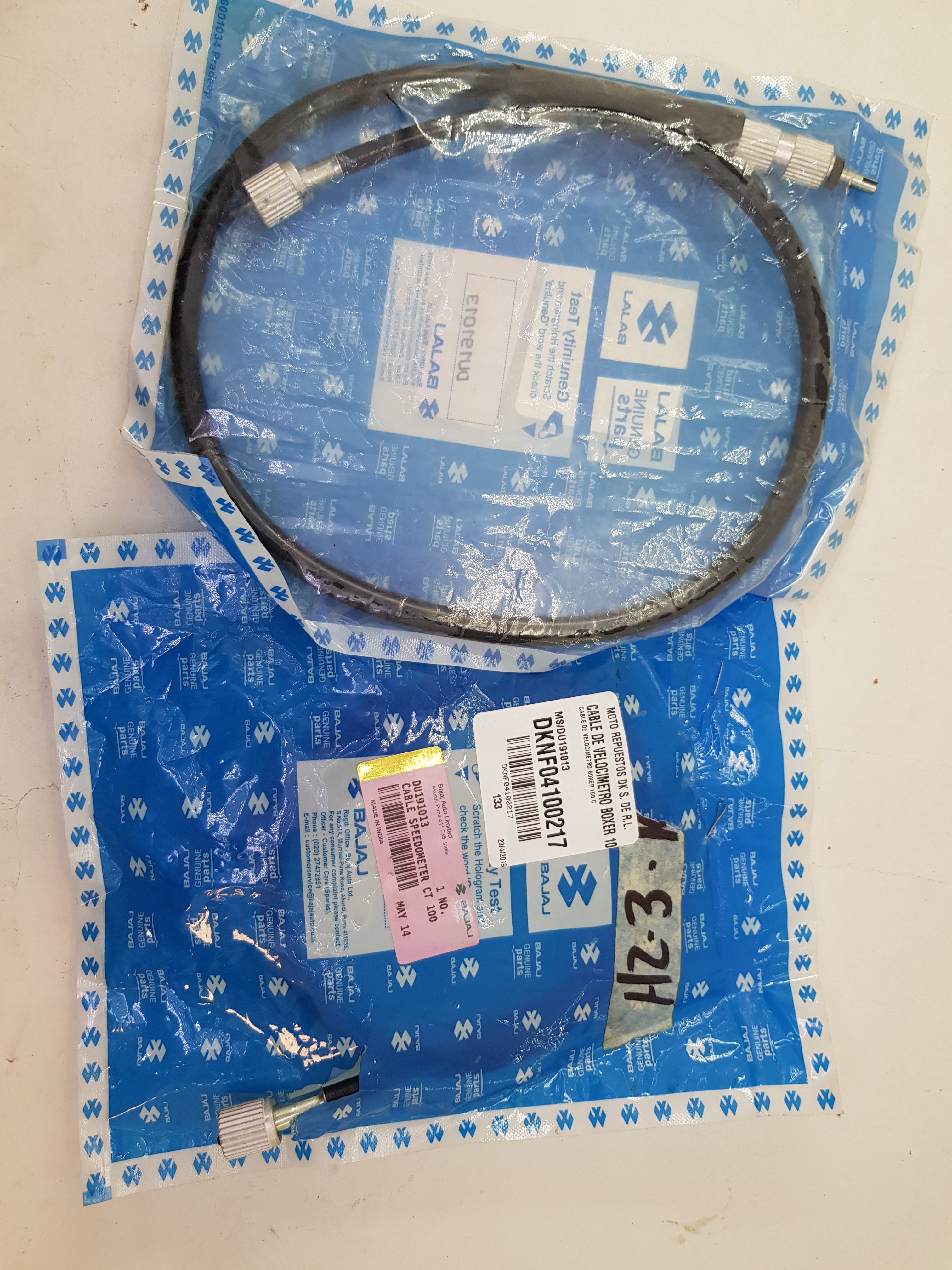 CABLE DE VELOCIMETRO PZA BOXER 100 CT 2008