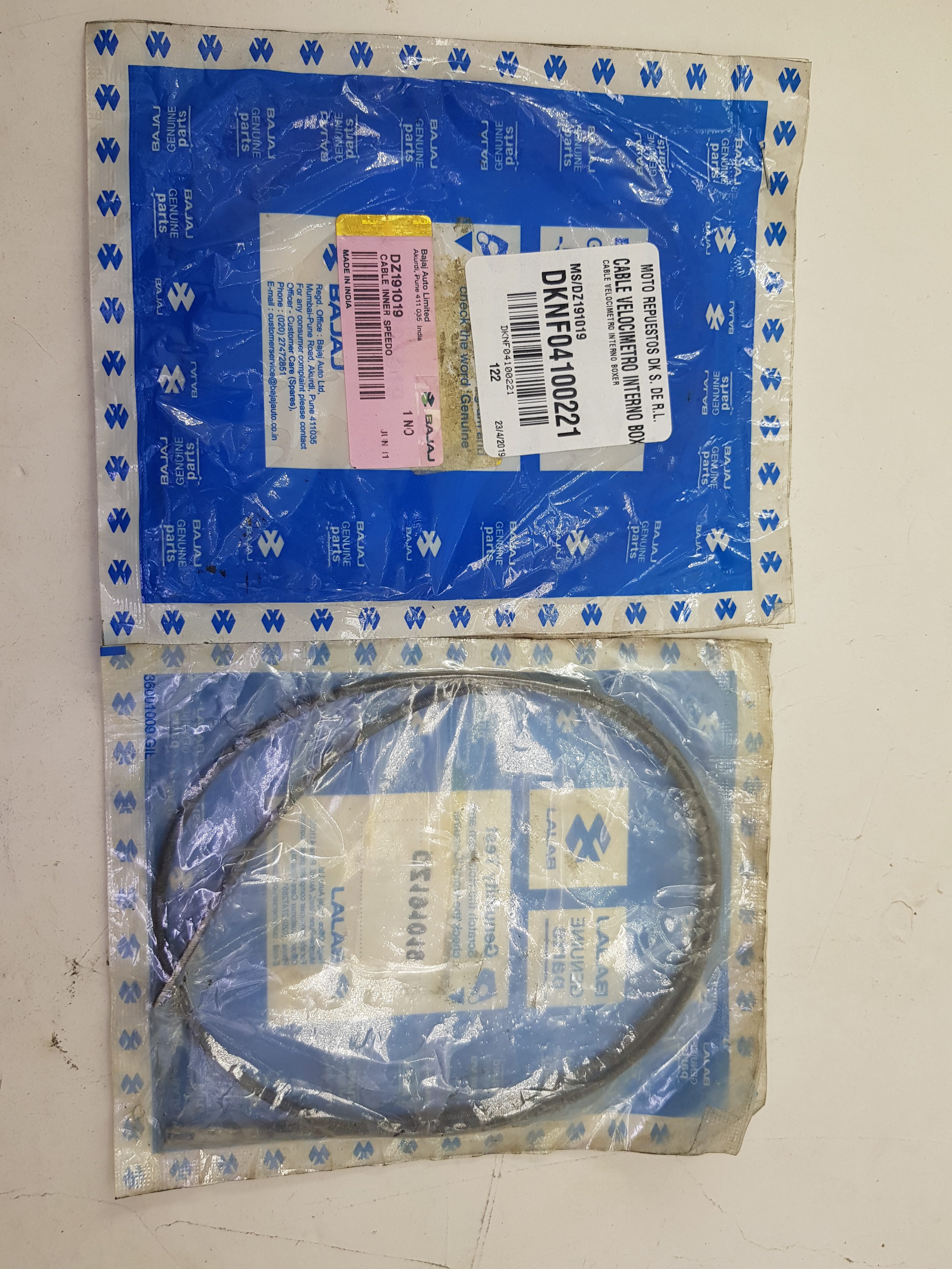 CABLE VELOCIMETRO INTERNO PZA BOXER 100 X 2008