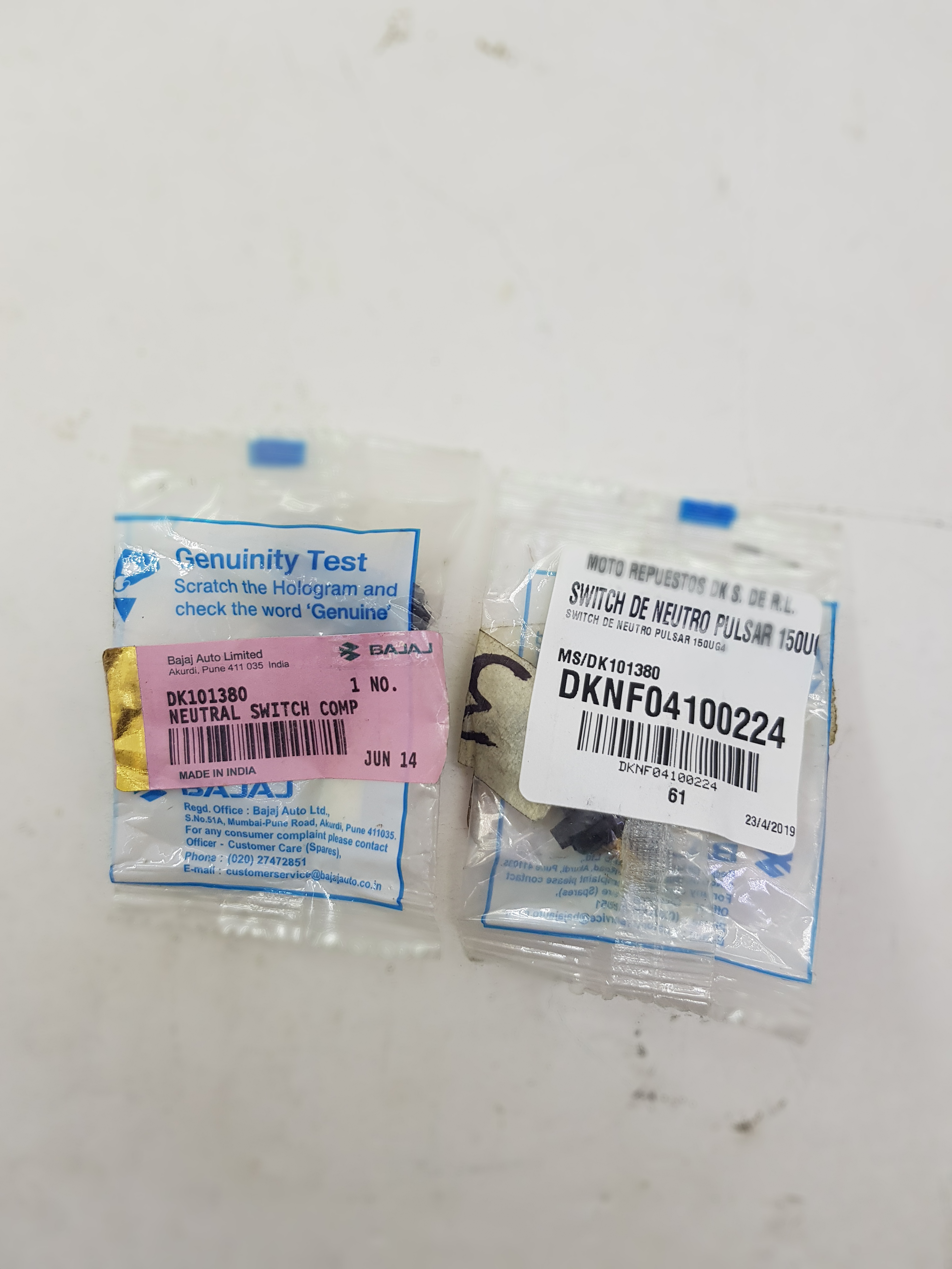 SWITCH DE NEUTRO PZA PULSAR 150UG4