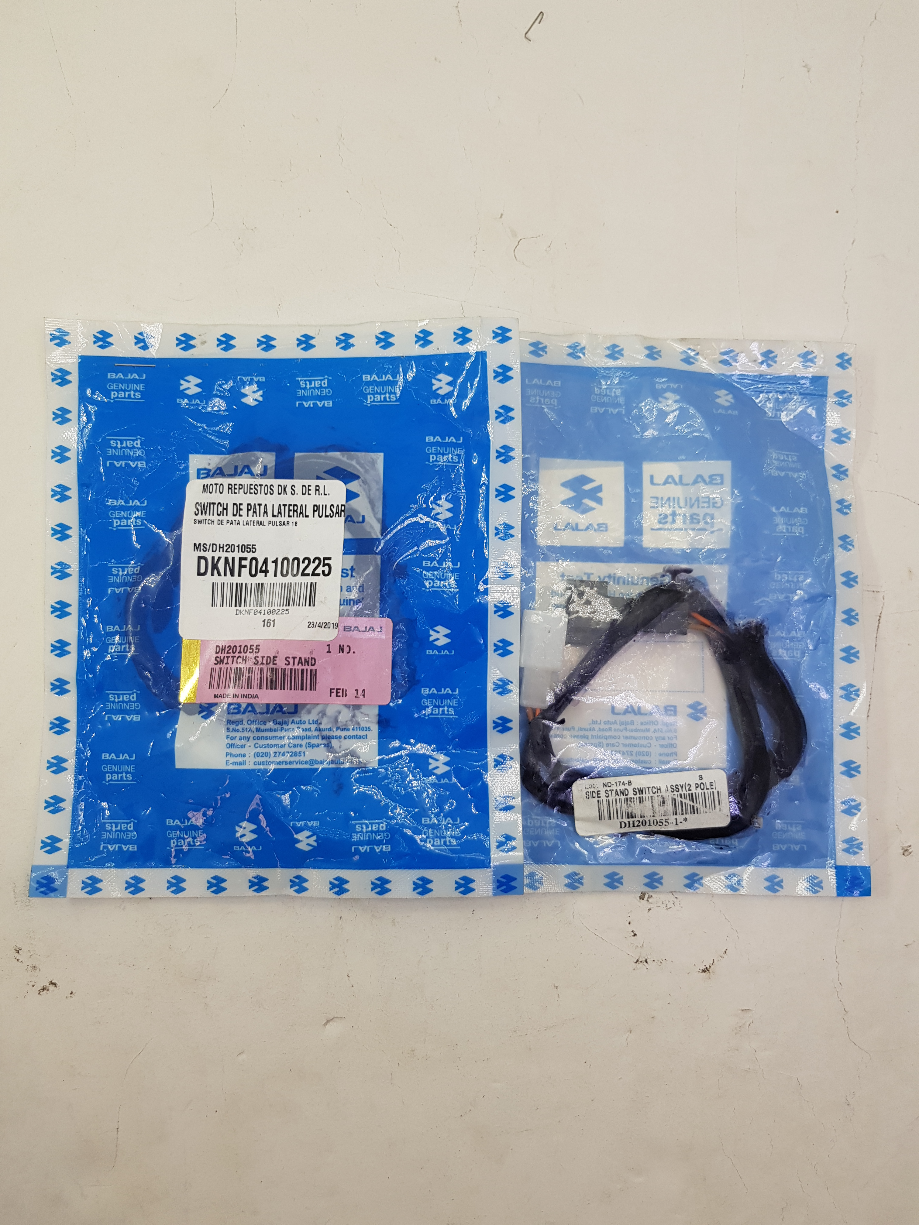 SWITCH DE PATA LATERAL PZA PULSAR 180 UG4 2013