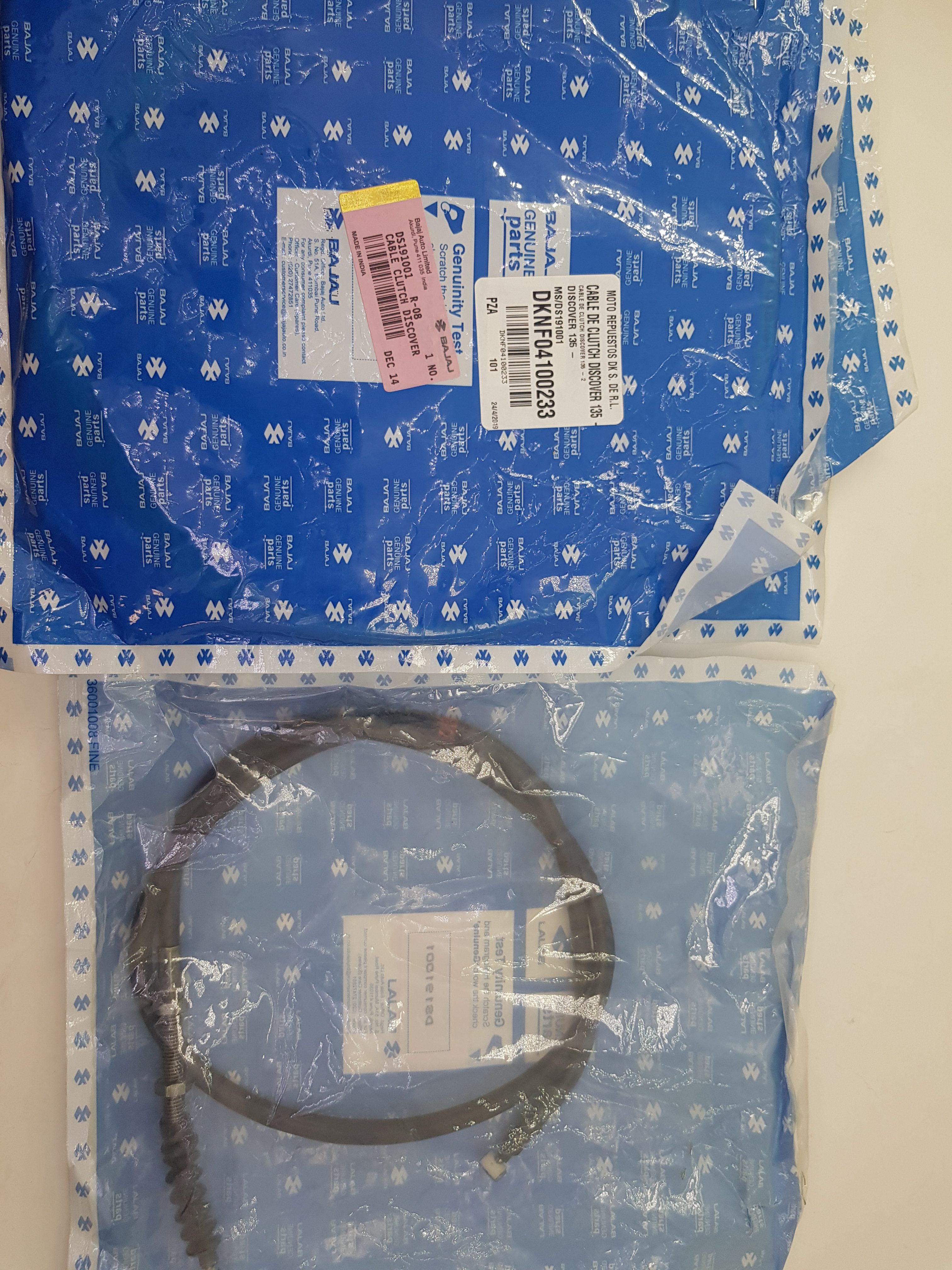 CABLE DE CLUTCH PZA DISCOVER 135 - 2008