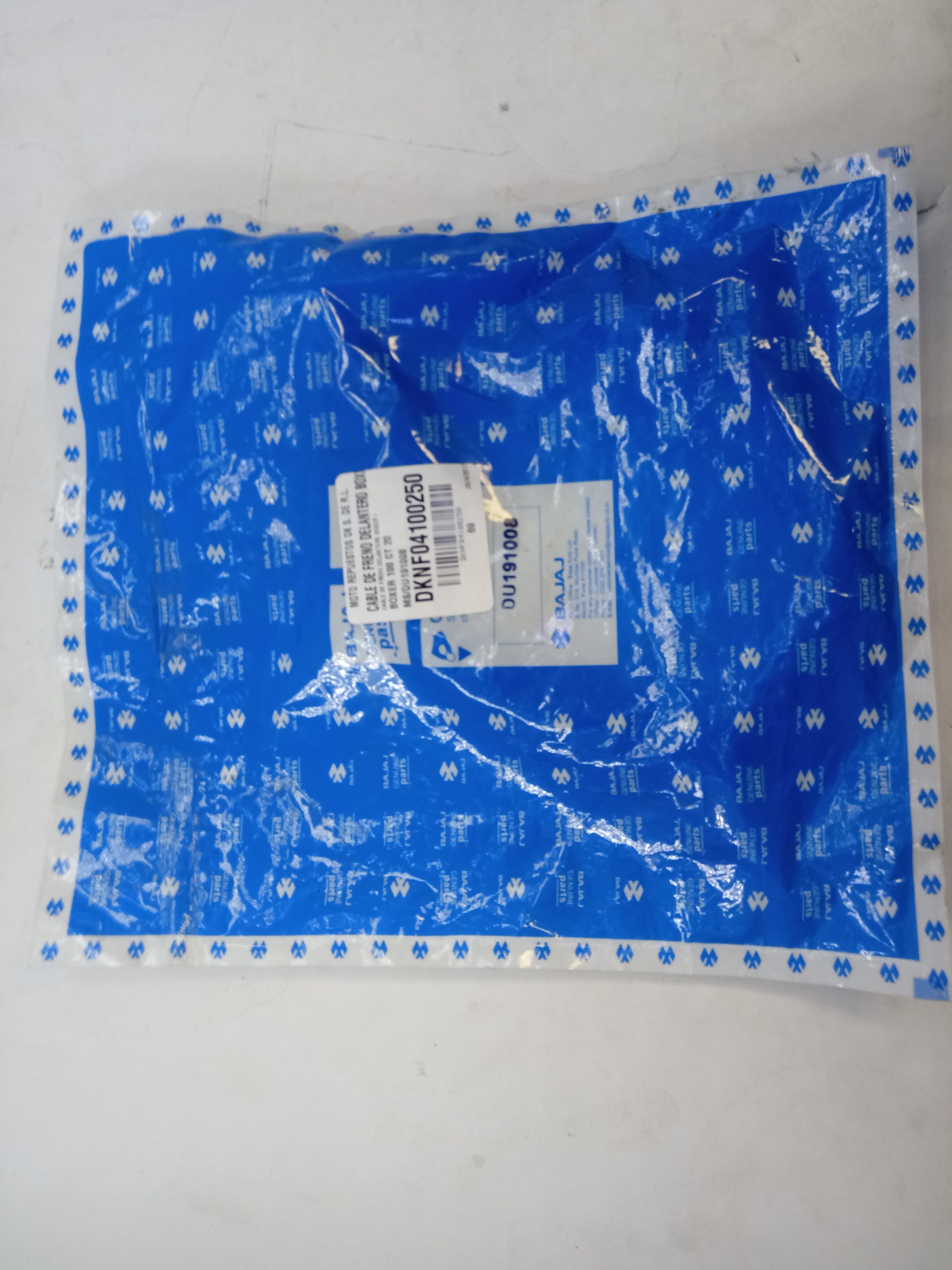 CABLE DE FRENO DEL PZA BOXER 100 CT 2008