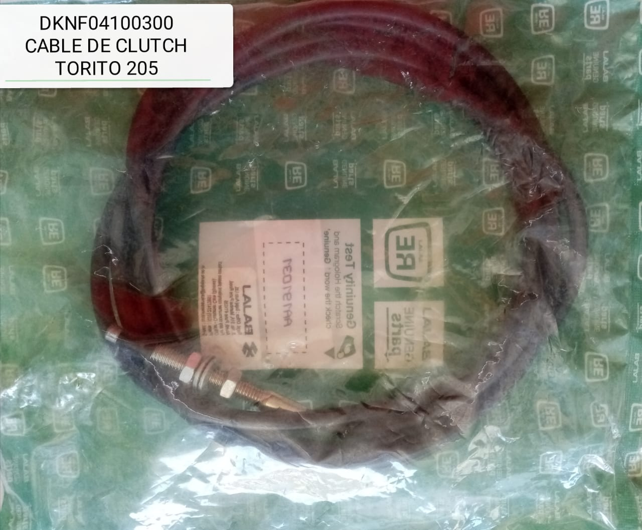 CABLE DE CLUTCH BAJAJ TORITO 205 2012 C