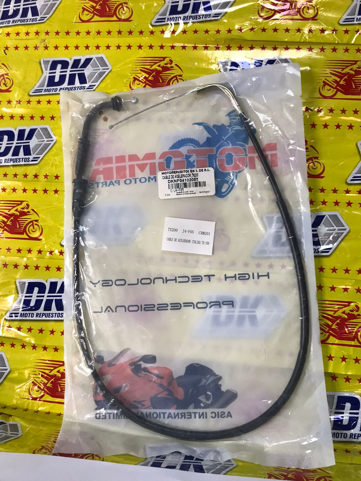 CABLE DE ACELERADOR TX200