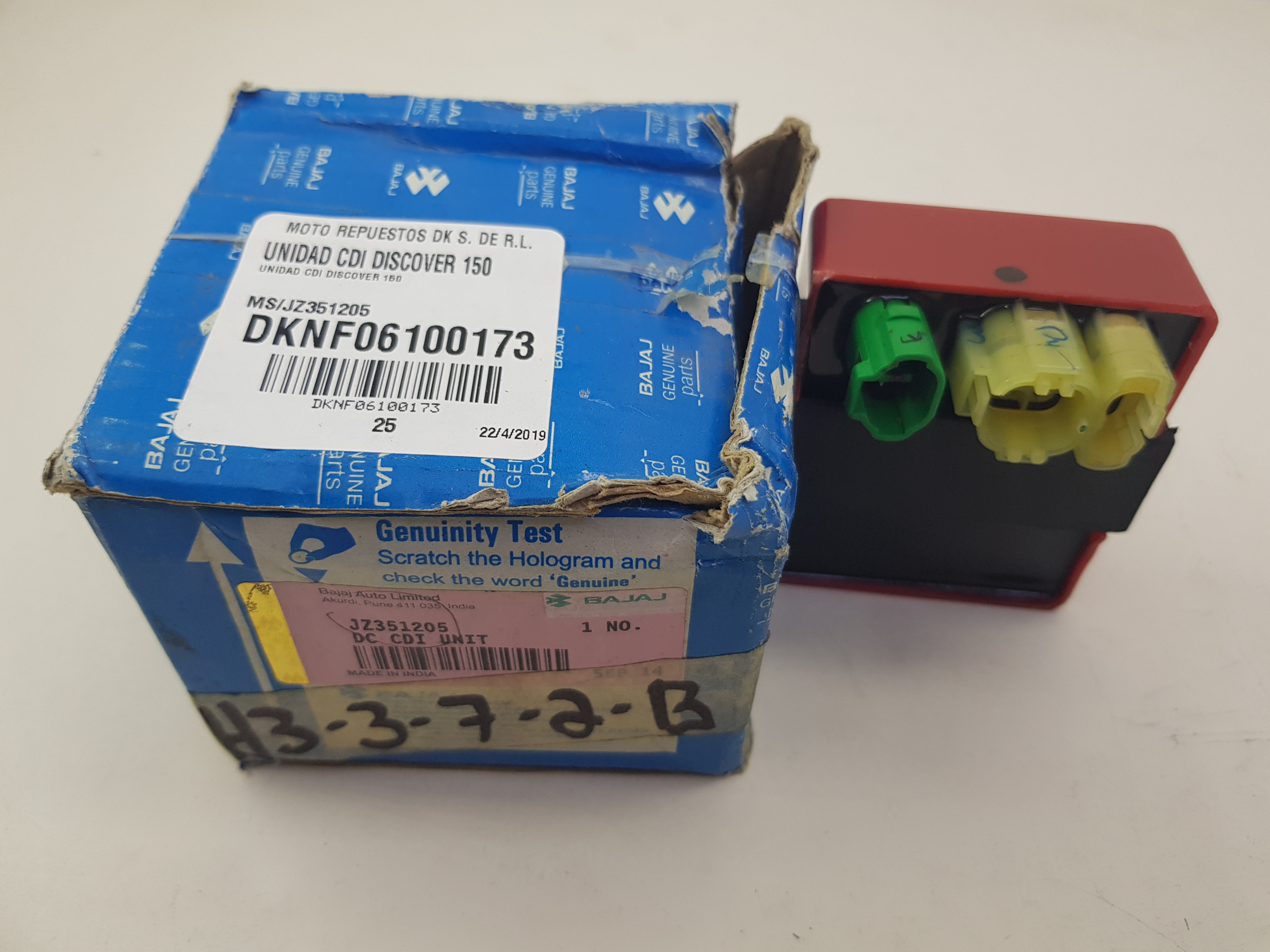 CDI PZA DISCOVER 150