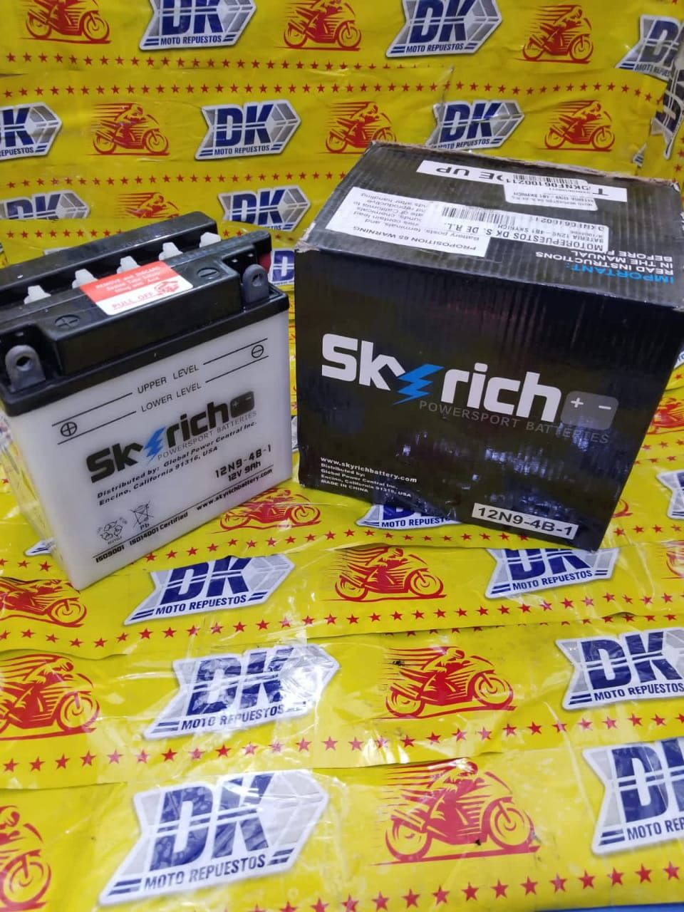 BATERIA 12N9-4B1 SKYRICH