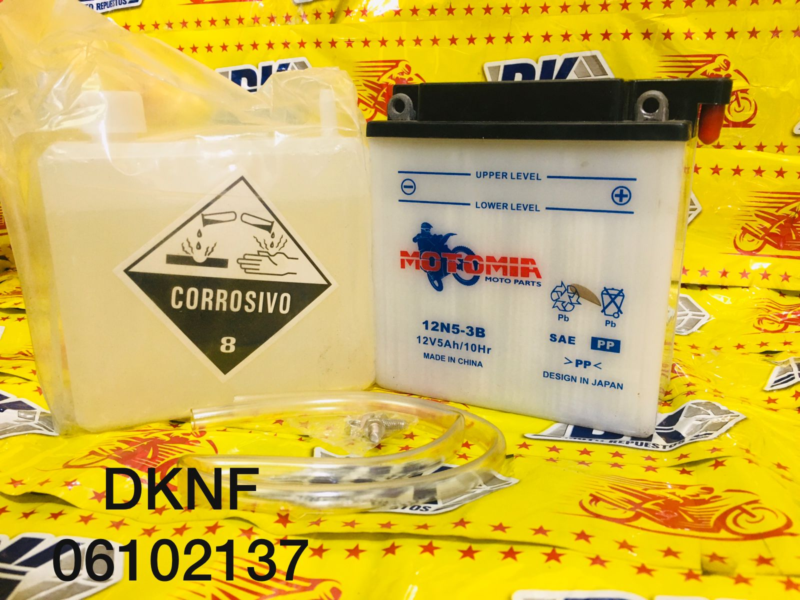BATERIA 12N5-3B C/ACIDO MOTOMIA