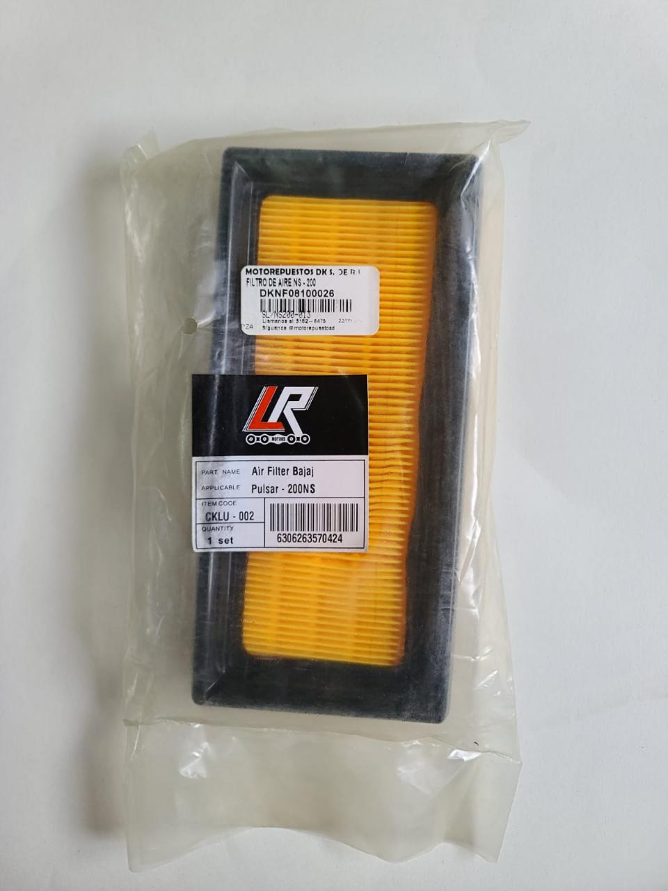 FILTRO DE AIRE NS200