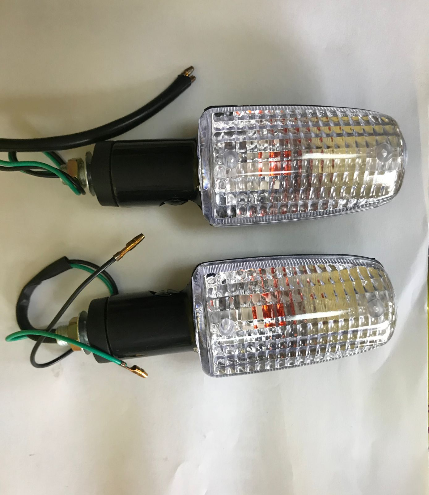 VIAS HJ 125 / YBR 125 ORIGINAL BLANCO PAR