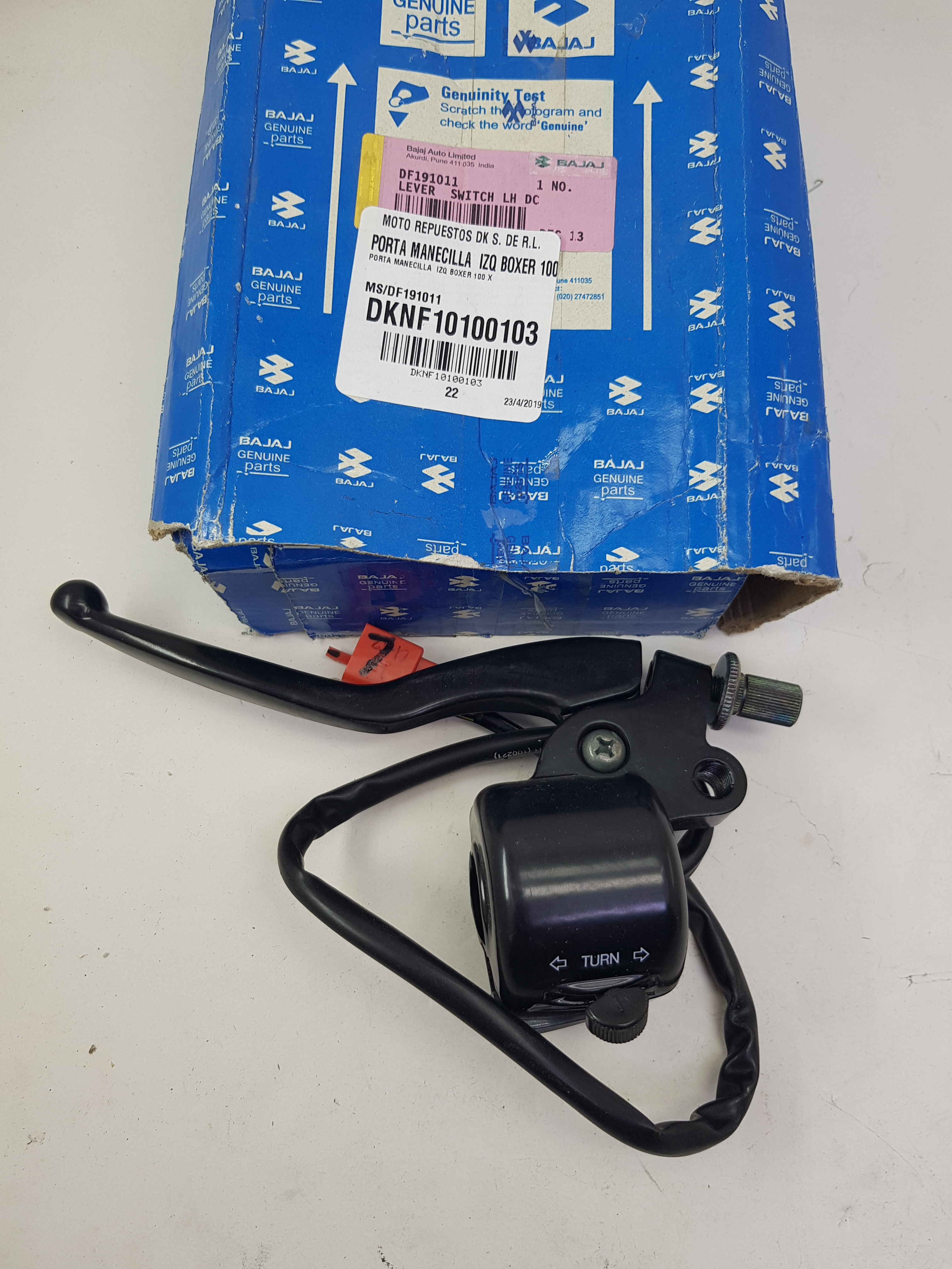 PORTA MANECILLA IZQ PZA BOXER 100 X 2008