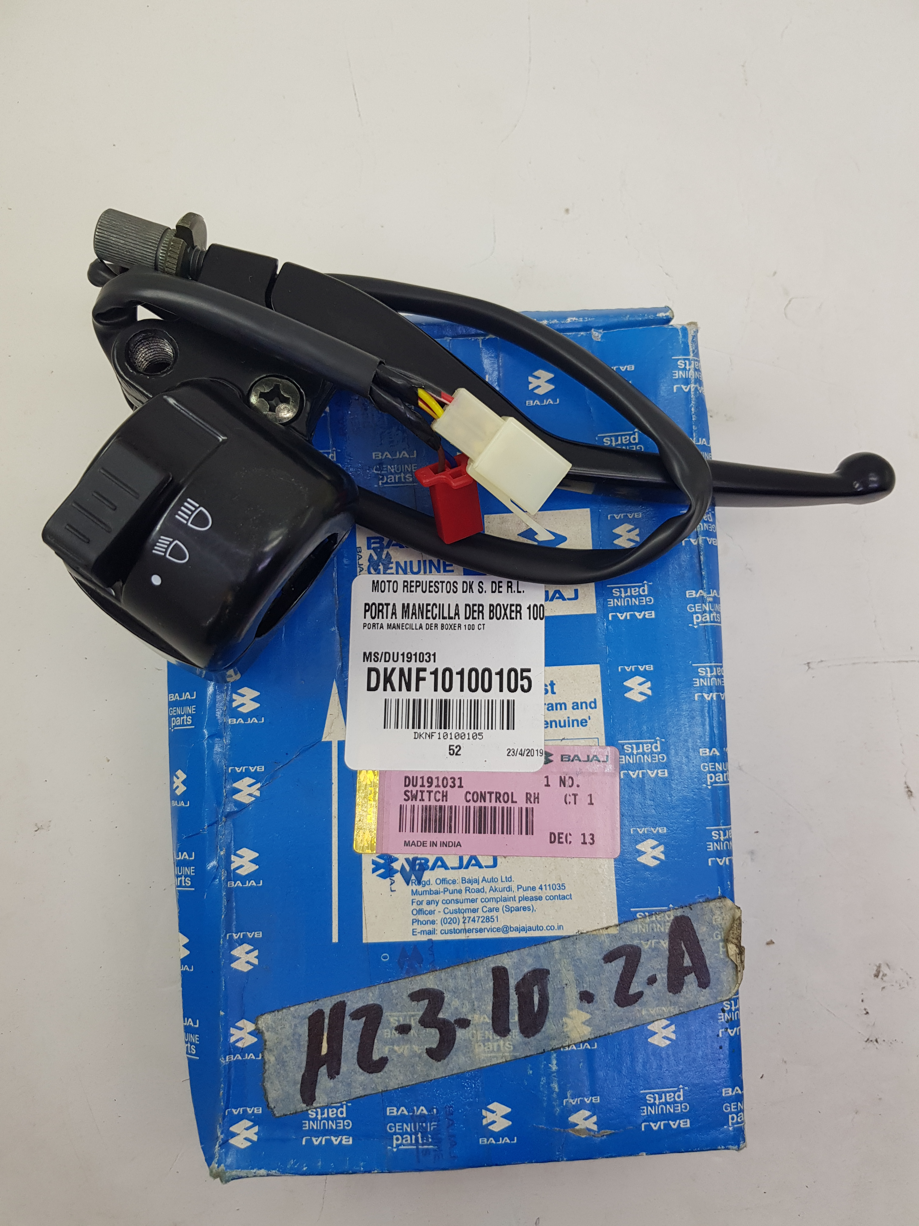 PORTA MANECILLA DER PZA BOXER 100 CT 2008