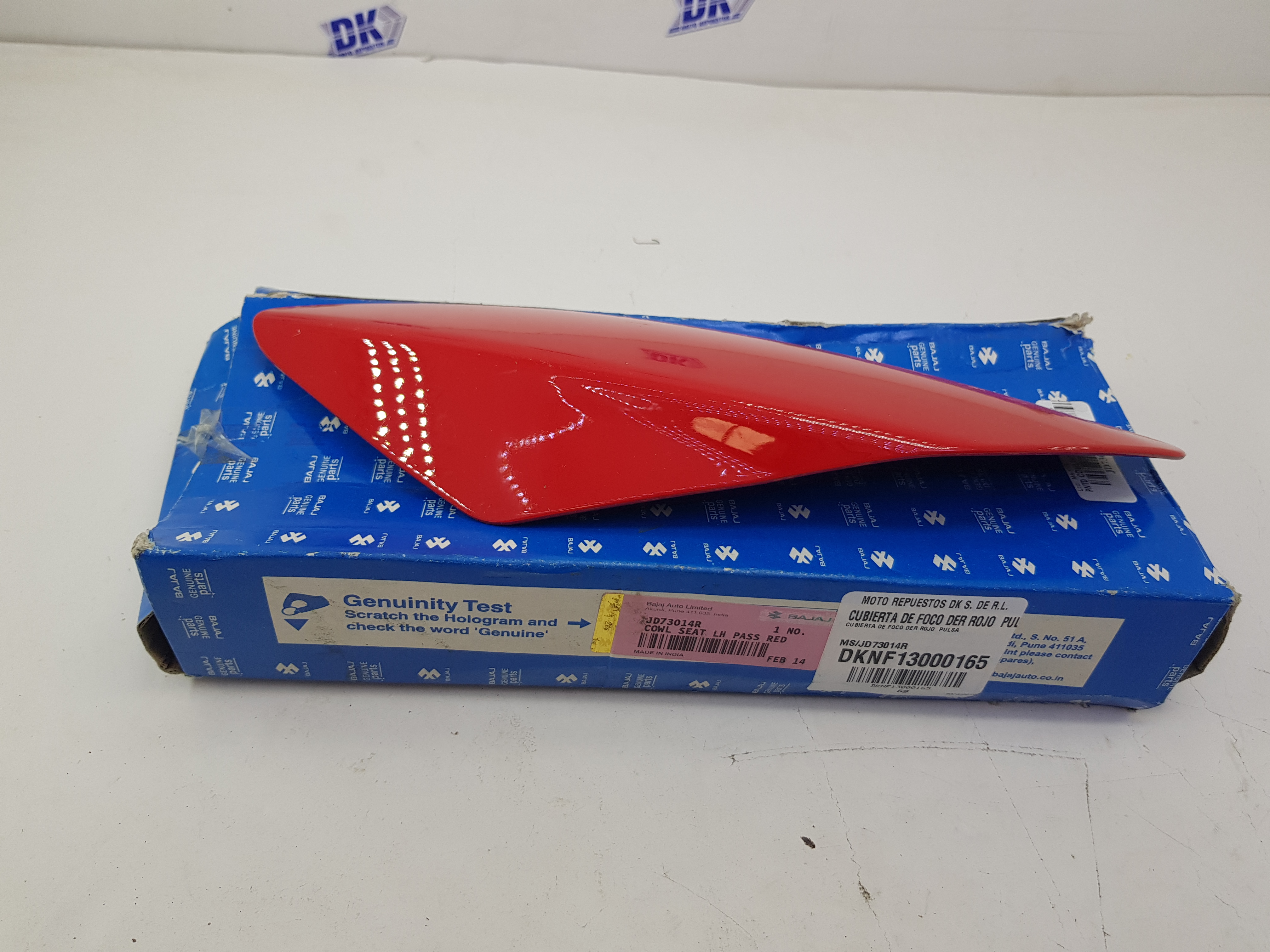 CUBIERTA DE FOCO DER ROJO PZA PULSAR 135 LS 2012