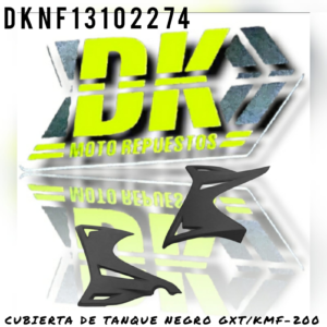 CUBIERTA TANQUE GXT200/KMF200/XTM200 NEGRO PAR