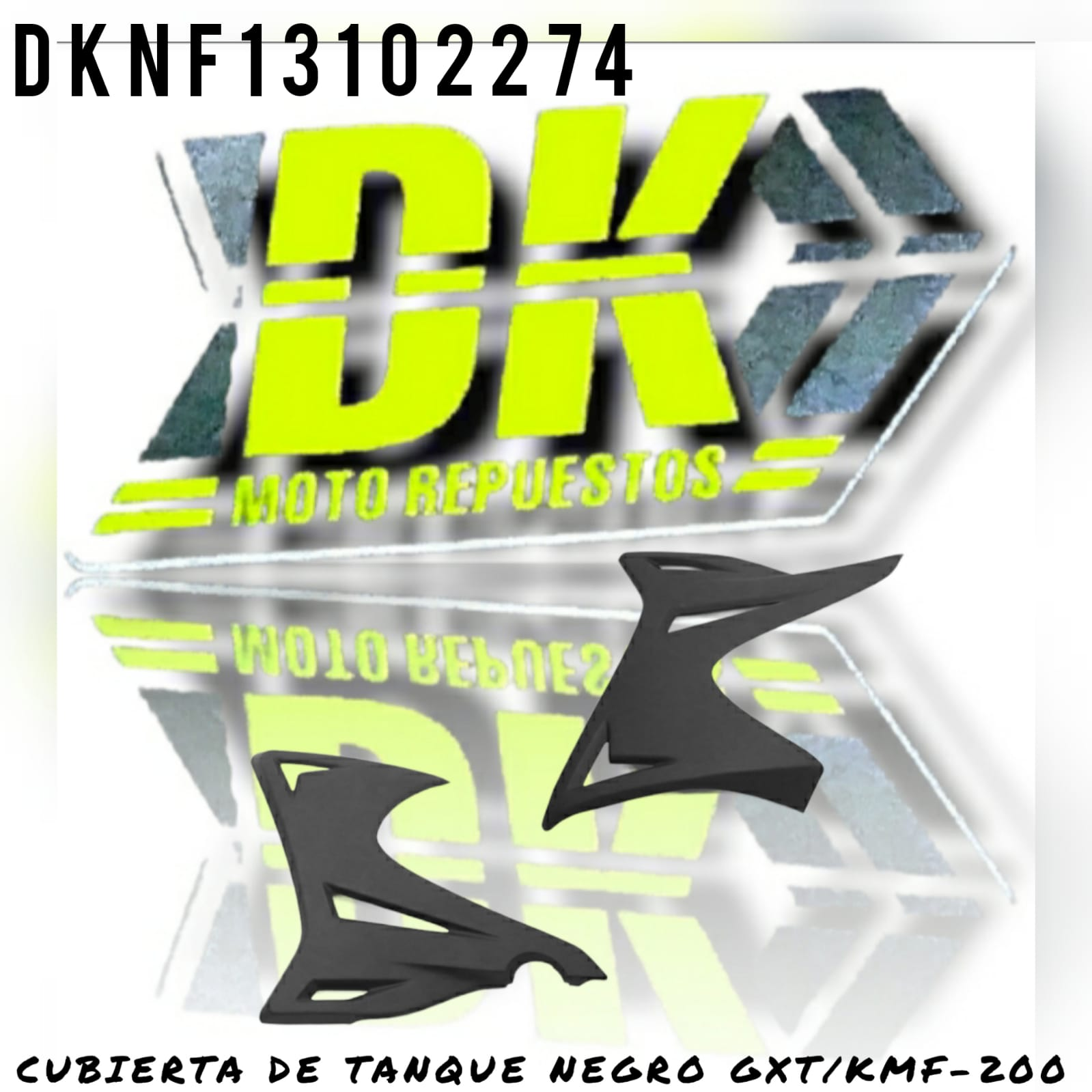 CUBIERTA TANQUE GXT200/KMF200/XTM200 NEGRO PAR