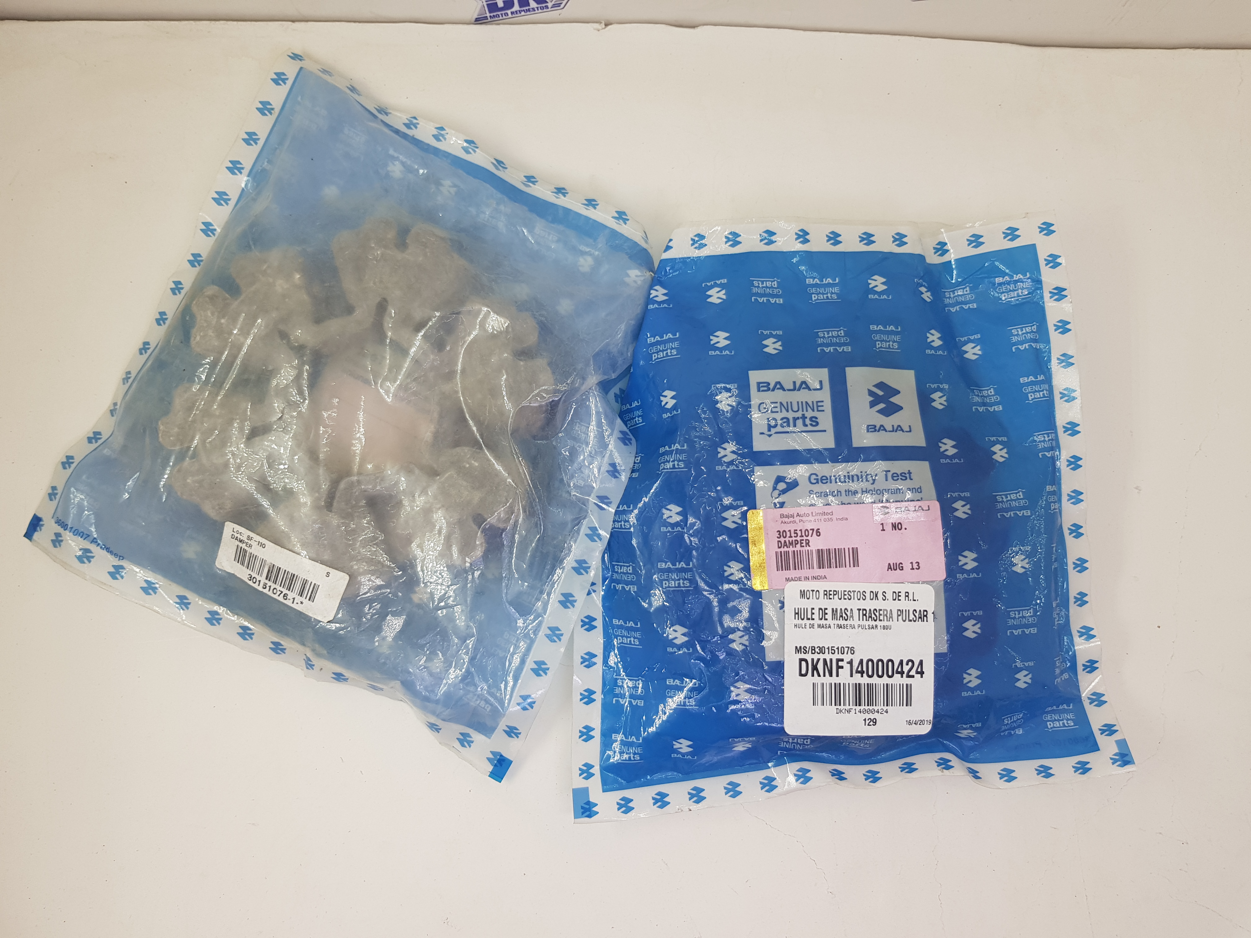 HULE DE MASA TRASERA PZA PULSAR 180UG4