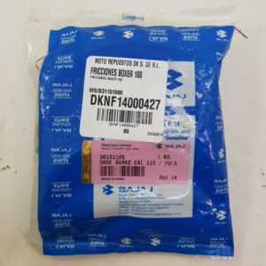 ZAPATA DE FRENO TRASERO KIT BOXER 100