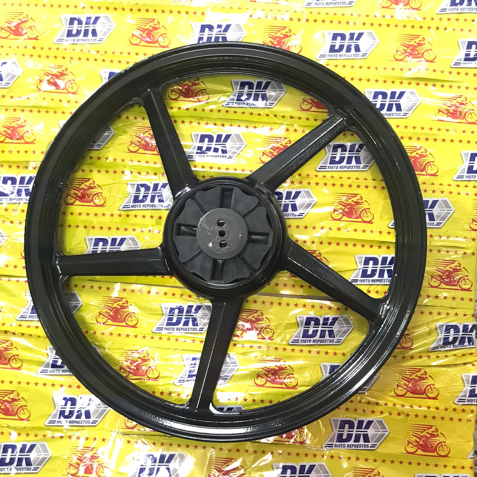 RIN TRAS. DE LUJO YBR125 TODO NEGRO