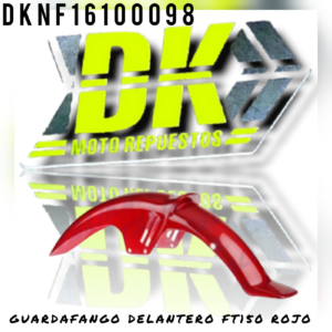 GUARDAFANGO DELANTERO FT150 ROJO