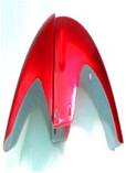 GUARDAFANGO DELANTERO HJ125-7 /BYQ150 ROJO