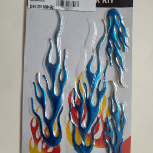 CALCOMANIA LLAMA 4PCS AZUL