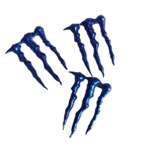 CALCOMANIA MONSTER GARRA 3D AZUL 3PCS