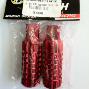ESTRIBOS ALUMINIO ROJO 1120