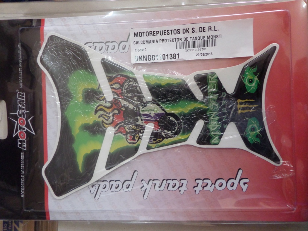 CALCOMANIA PROTECTOR DE TANQUE MONSTER