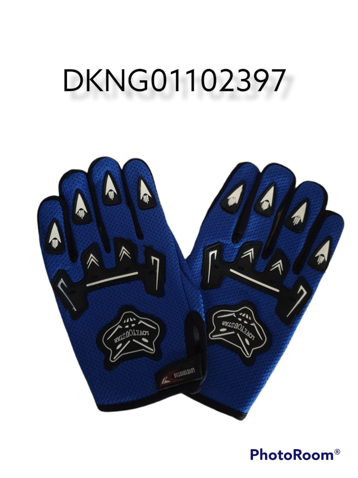 GUANTE LARGO FOX AZUL