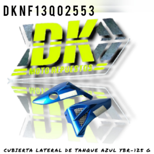 CUBIERTA TANQUE YBR125G AZUL