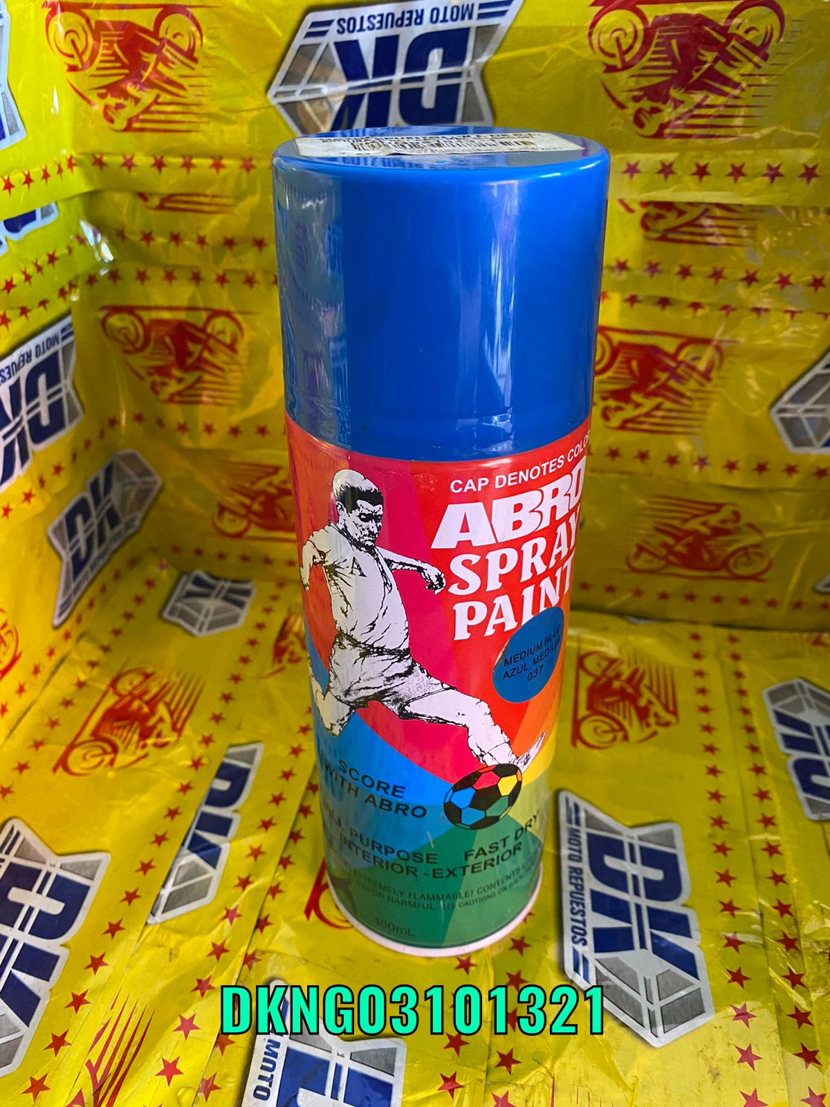 PINTURA SPRAY AZUL MEDIO ABRO 037