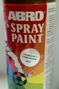 PINTURA SPRAY SUPER CROMO ABRO 029-417