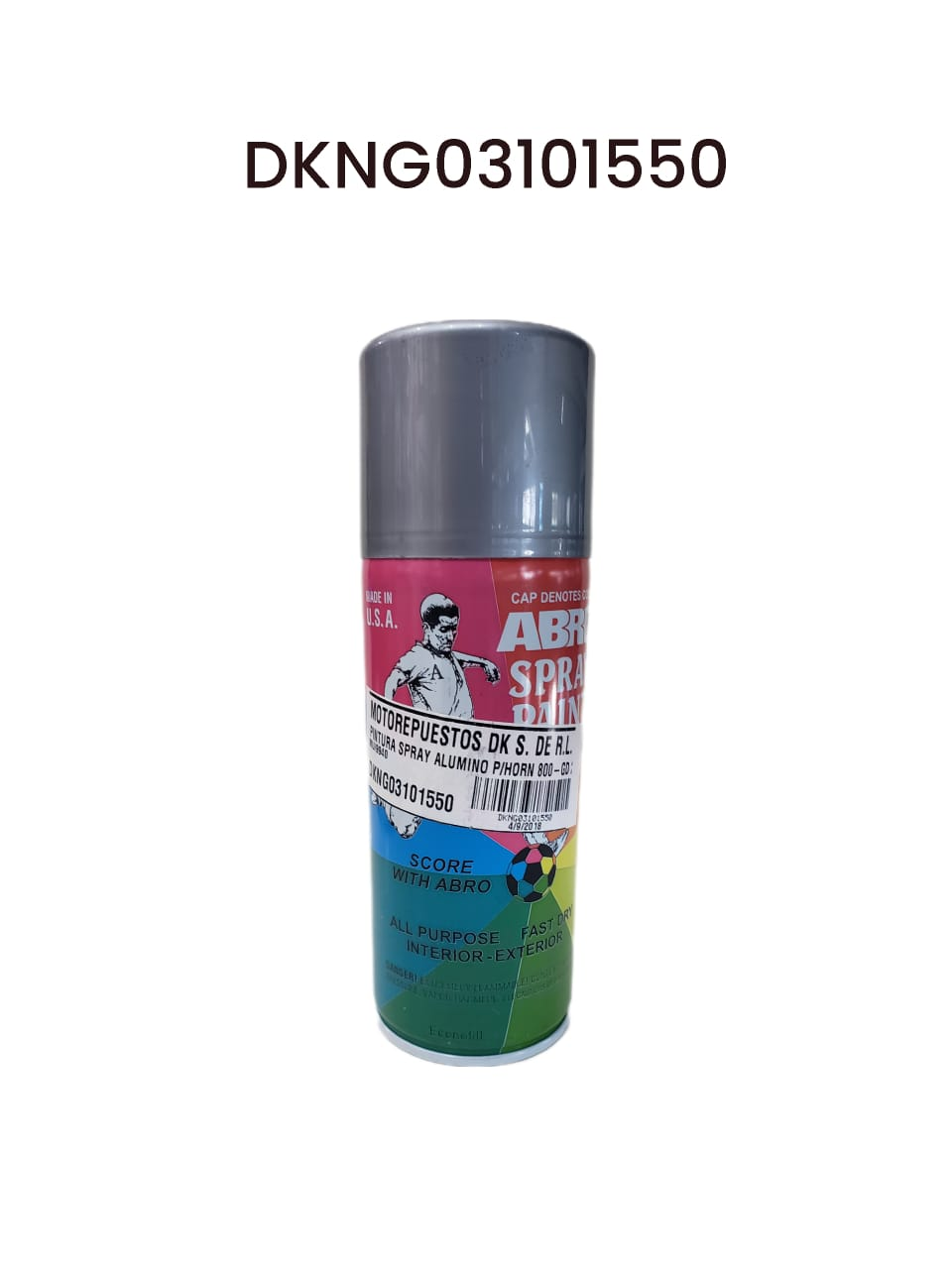 PINTURA SPRAY ALUMINO P/HORN 800-GD 201