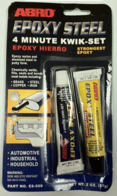 EPOXY PEGAMENTO 2 OZ ABRO P/METAL