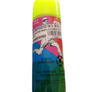 PINTURA SPRAY AMARILLO FLUORESC 1417=101 ABRO