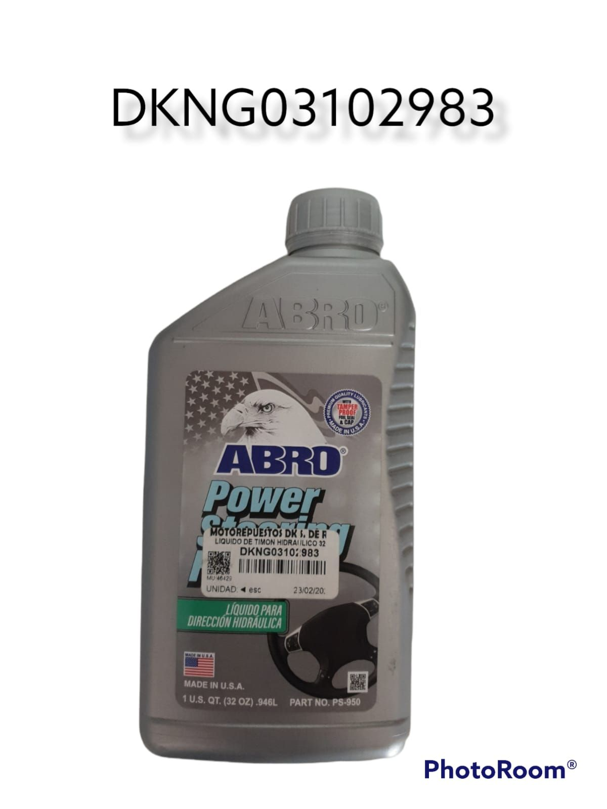 LIQUIDO DE TIMON HIDRAULICO 32OZ ABRO