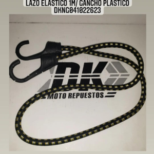 LAZO ELASTICO  1M C/GANCHO PLASTICO