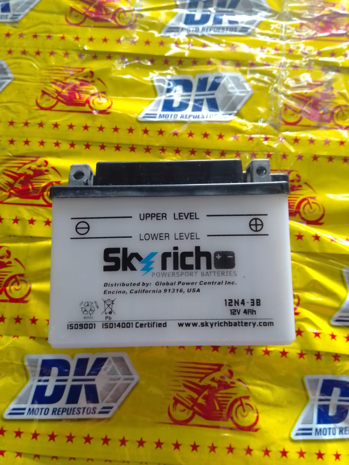BATERIA 12N4-3B SKYRICH