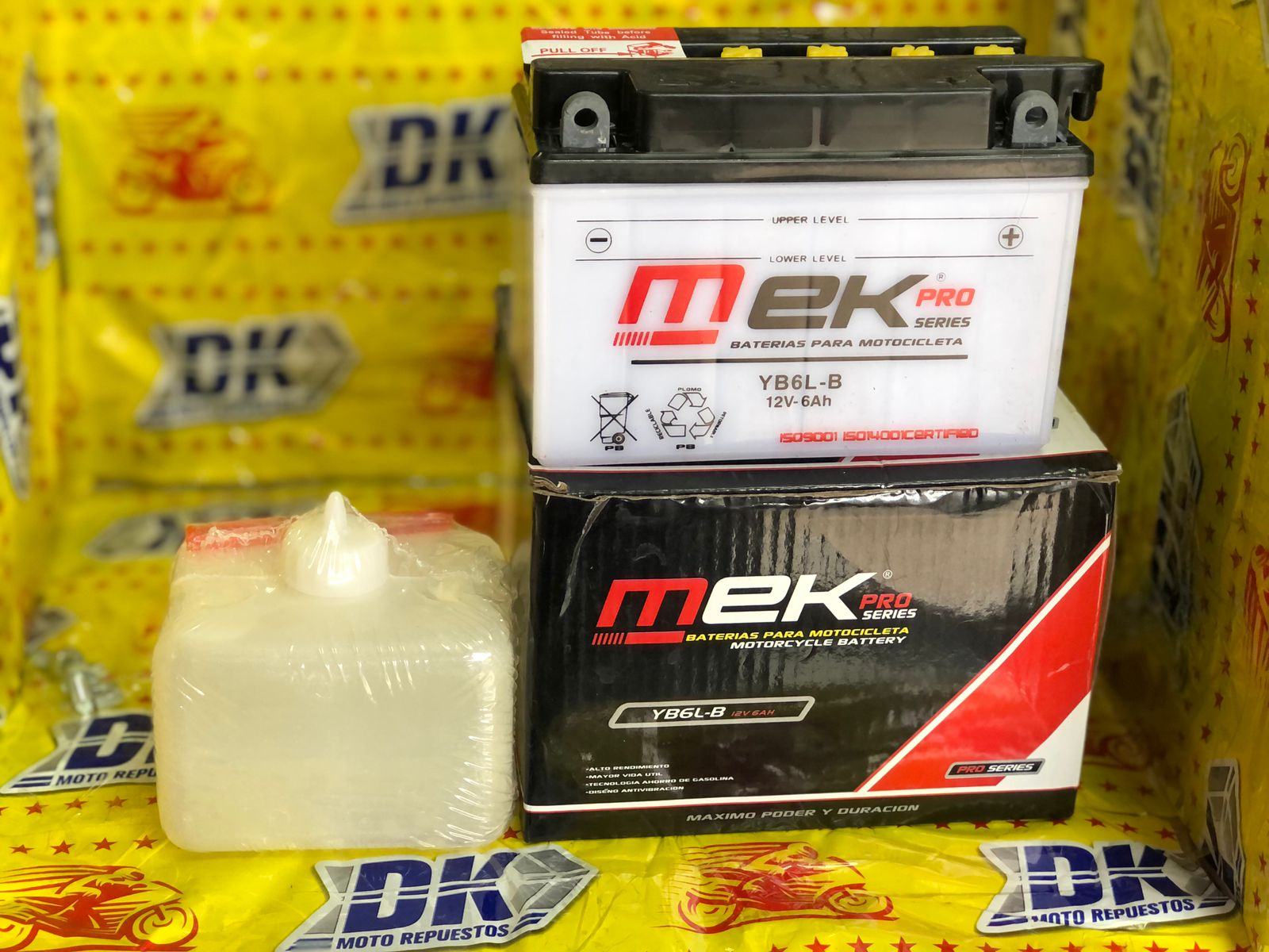 BATERIA 12N6.5-LB C/ACIDO