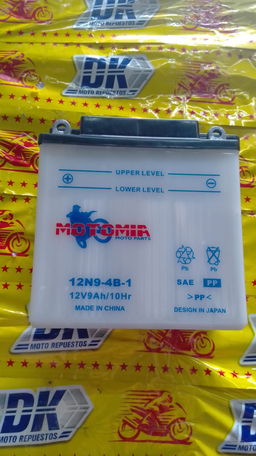 BATERIA 12N9-4B-1 C/ACIDO MOTOMIA