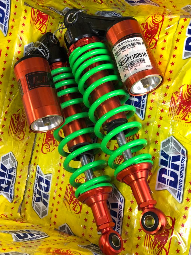 AMORTIGUADOR CON GAS 7MM FLOURESCENTE PAR