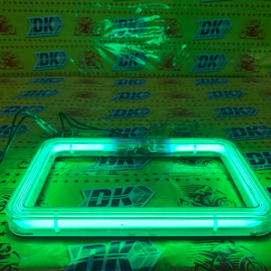 PORTA PLACA NEON VERDE P/MOTO