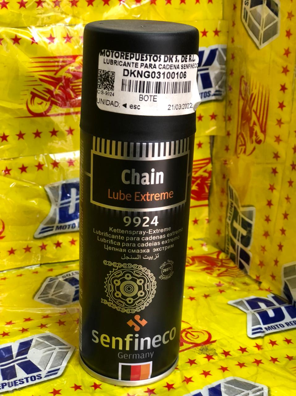 LUBRICANTE PARA CADENA SENFINECO 200ML
