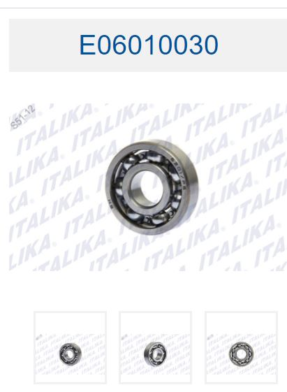 BALERO RADIAL DE BOLAS 6001