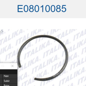 SEGURO DE PASADOR DE PISTON