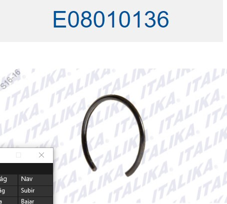 SEGURO DE PASADOR DE PISTON