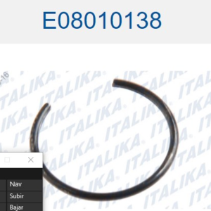 SEGURO DE PASADOR DE PISTON