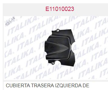 CUBIERTA TRASERA IZQ DE CARTER