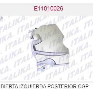 CUBIERTA TRASERA IZQ DE CARTER