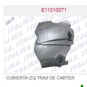 CUBIERTA TRASERA IZQ DE CARTER