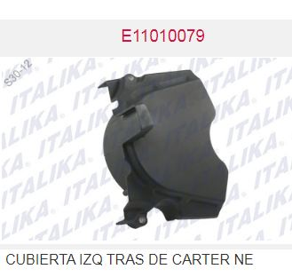 CUBIERTA TRASERA IZQ DE CARTER
